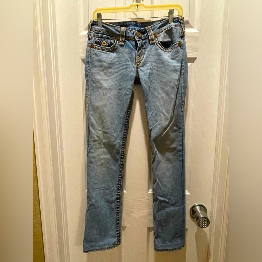True Religion Billy T Straight Left Denim Jeans